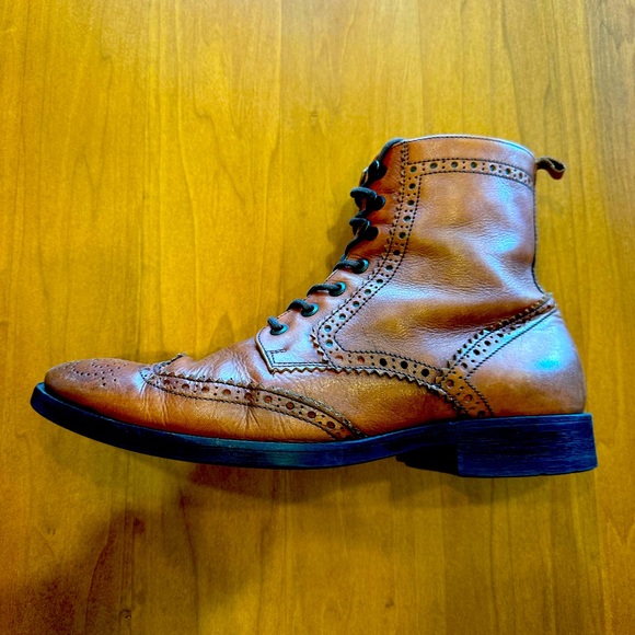 a.testoni Wing Tip Brogue Boots - Picture 4 of 12